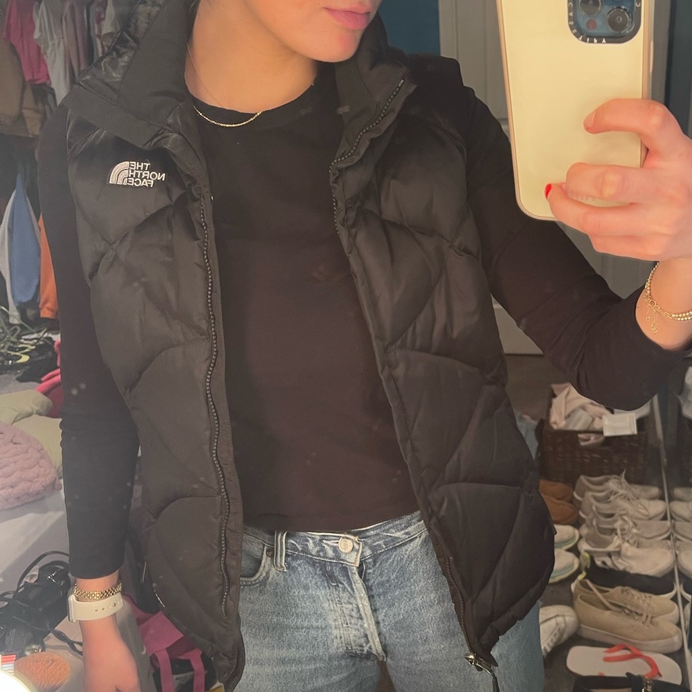 The North Face Black Puffer Vest